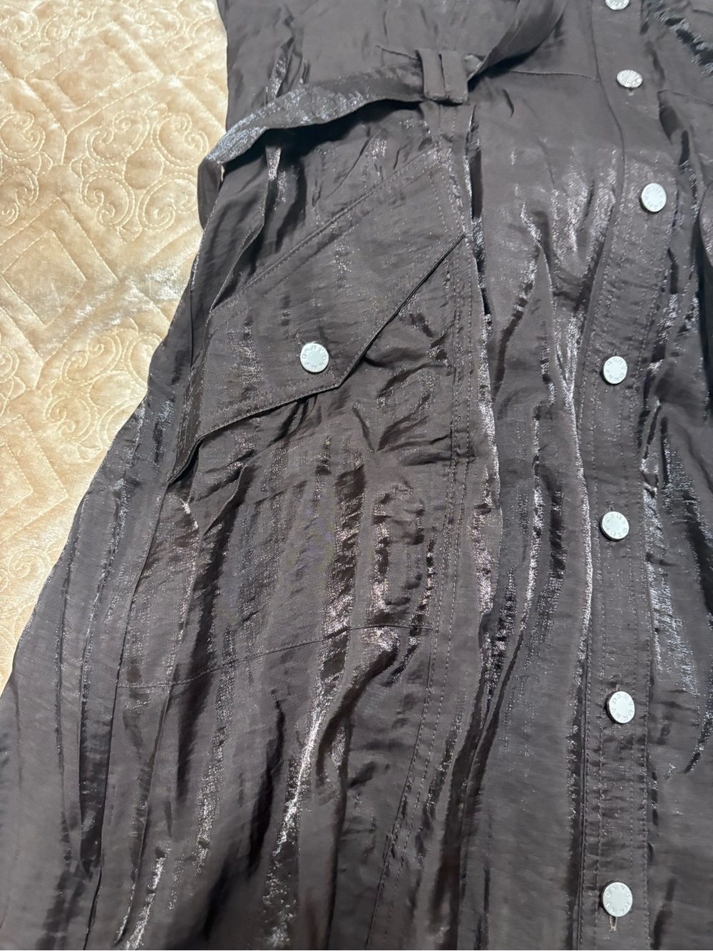 Dkny Button-Front Midi Shirt Dress - Picture 3 of 6